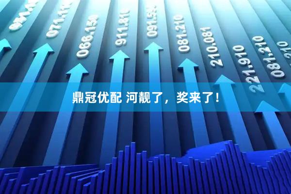 鼎冠优配 河靓了，奖来了！